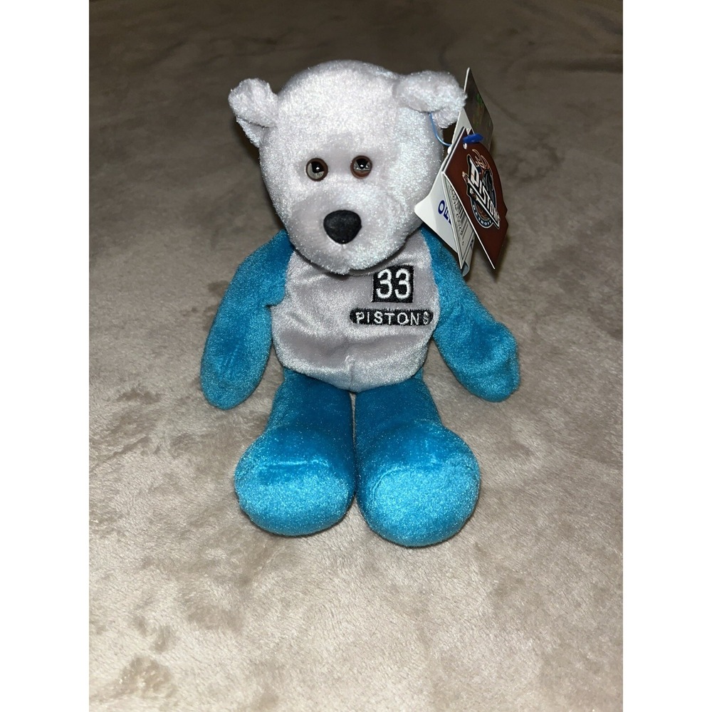 Grant Hill Detroit Pistons NBA Limited Treasures Pro Plush #33‎ Teal 1999 NWT